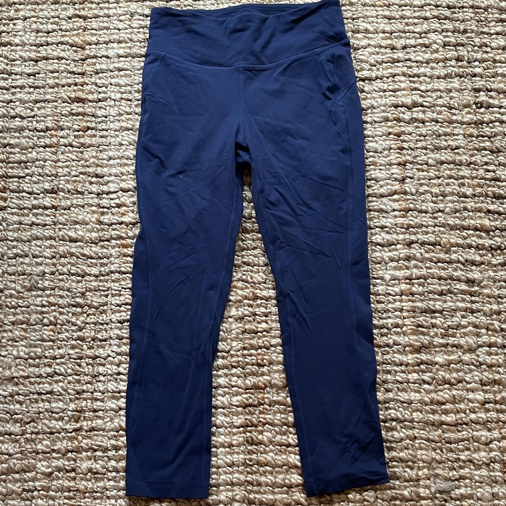 New Balance x J Crew Navy 3/4 legging